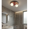 Emibig Emibig SOLAR 2 BURGUNDY OPAL - Modern ceiling lamp for stylish lighting