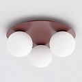 Emibig SOLAR 3 BURGUNDY OPAL - Lámpara de techo moderna para una iluminación elegante