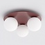 Emibig SOLAR 3 BURGUNDY OPAL - Moderne plafondlamp voor sfeervolle verlichting