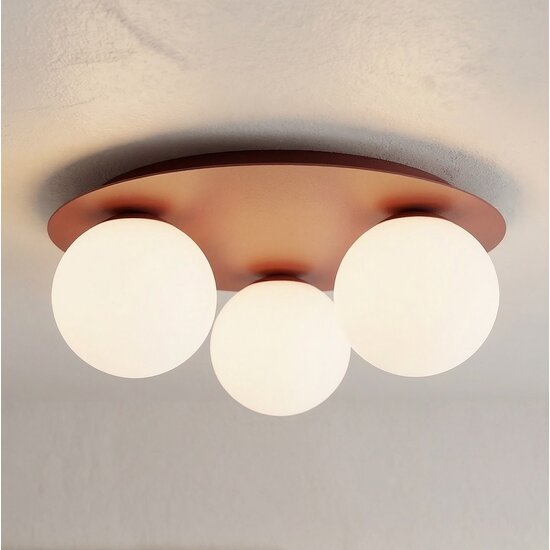Emibig SOLAR 3 BURGUNDY OPAL - Modern ceiling lamp for stylish lighting