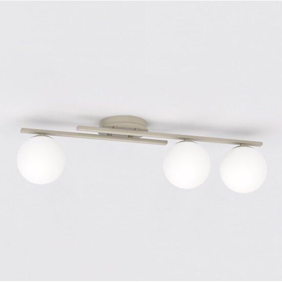 Emibig KAIRO 3 MOKKA OPAL - Lámpara de techo moderna para una iluminación elegante