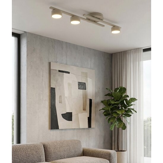 Emibig Emibig FRAGMENT 3 MOKKA - Modern ceiling lamp for stylish lighting
