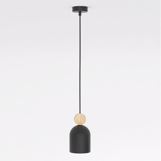 Emibig Emibig MESI 1 BLACK - Stijlvolle Scandinavische hanglamp voor elke ruimte