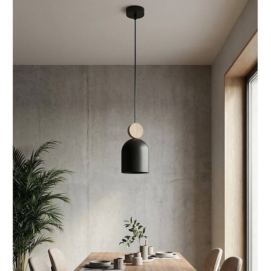 Emibig Emibig MESI 1 BLACK - Lampe suspendue scandinave élégante pour tous les espaces