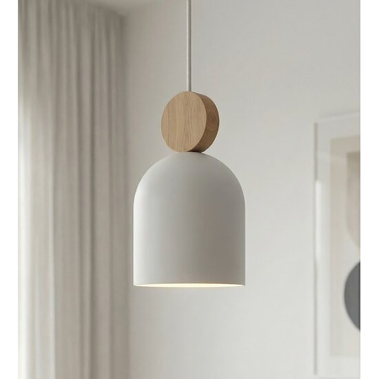 Emibig Emibig MESI 1 WHITE - Scandinavische hanglamp voor elke ruimte