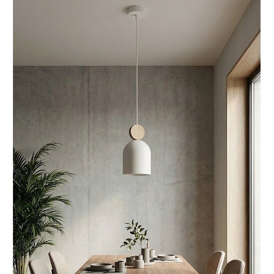 Emibig Emibig MESI 1 WHITE - Scandinavische hanglamp voor elke ruimte