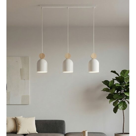 Emibig Emibig MESI 3 WHITE - Scandinavische hanglamp voor elke ruimte