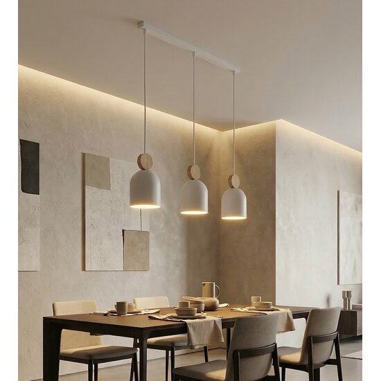 Emibig Emibig MESI 3 WHITE - Lampe suspendue scandinave pour tous les espaces