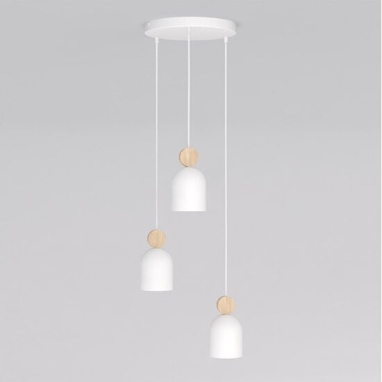 Emibig Emibig MESI 3 WH PREMIUM - Lámpara colgante escandinava para cualquier espacio