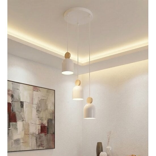Emibig Emibig MESI 3 WH PREMIUM - Scandinavian pendant lamp for any space
