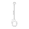 Emibig Emibig MESI 1 MOKKA - Lampe suspendue scandinave pour tous les espaces
