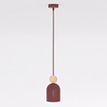 Emibig Emibig MESI 1 BURGUNDY - Lámpara colgante escandinava para cualquier espacio