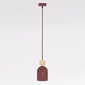 Emibig Emibig MESI 1 BURGUNDY - Scandinavian pendant lamp for any space
