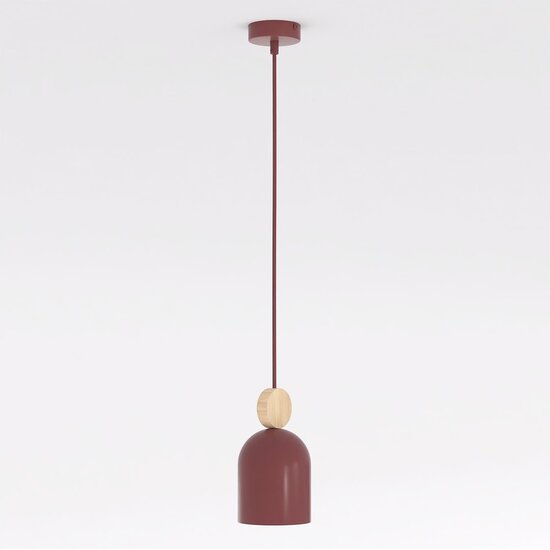 Emibig Emibig MESI 1 BURGUNDY - Lámpara colgante escandinava para cualquier espacio