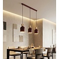 Emibig Emibig MESI 3 BURGUNDY - Lampe suspendue scandinave pour un éclairage chaleureux
