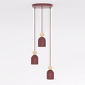 Emibig Emibig MESI 3PREM BURGUNDY - Scandinavian pendant lamp for cozy lighting