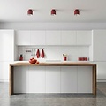 Emibig Emibig NANO 1 BURGUNDY - Minimalist ceiling lamp for any space