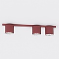 Emibig Emibig NANO 3 BURGUNDY - Minimalist ceiling lamp for a stylish look