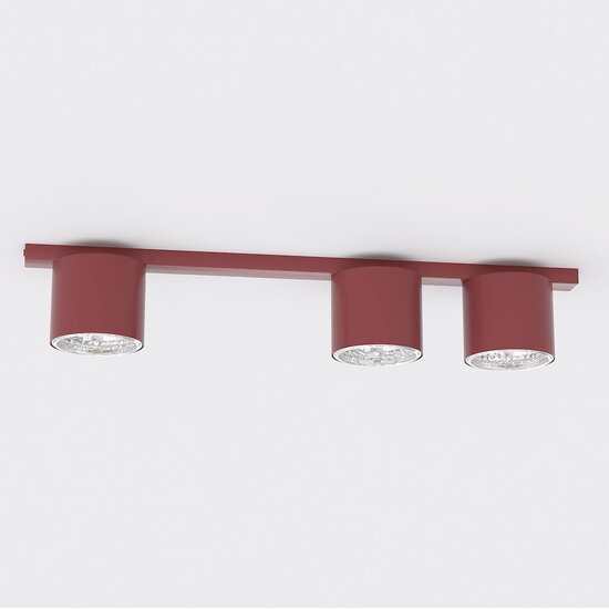 Emibig Emibig NANO 3 BURGUNDY - Minimalistische plafondlamp voor een stijlvolle uitstraling