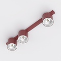 Emibig Emibig NANO 3 BURGUNDY - Lampe de plafond minimaliste pour un look élégant