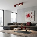 Emibig Emibig NANO 3 BURGUNDY - Minimalistische Deckenlampe für einen stilvollen Look