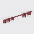 Emibig Emibig NANO 5 BURGUNDY - Minimalist ceiling lamp for a stylish ambiance