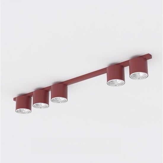 Emibig Emibig NANO 5 BURGUNDY - Minimalistische plafondlamp voor een stijlvolle sfeer