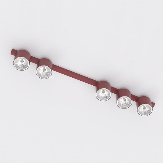 Emibig Emibig NANO 5 BURGUNDY - Minimalistische plafondlamp voor een stijlvolle sfeer