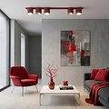 Emibig Emibig NANO 5 BURGUNDY - Minimalist ceiling lamp for a stylish ambiance