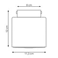 Emibig Emibig NANO 1 MOKKA - Minimalistische plafondlamp voor elke ruimte