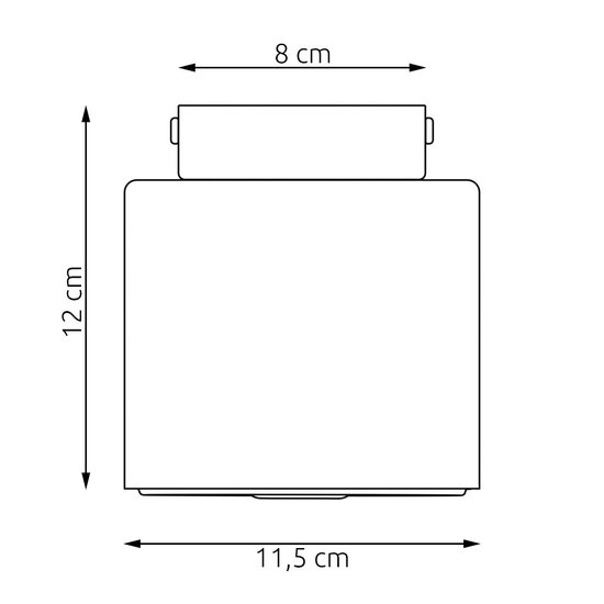 Emibig Emibig NANO 1 MOKKA - Minimalist ceiling lamp for any space