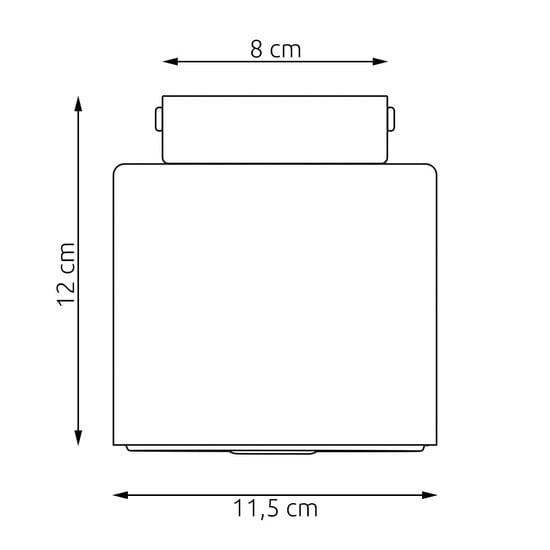 Emibig Emibig NANO 1 MOKKA - Minimalistische plafondlamp voor elke ruimte