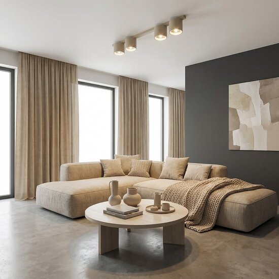 Emibig Emibig NANO 4 MOKKA - Minimalist ceiling lamp for any space