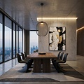 Emibig Emibig MANTRA 1 BLACK - Stylish loft pendant lamp for any space