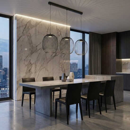 Emibig Emibig MANTRA 3 BLACK - Lampe suspendue élégante pour tous les espaces