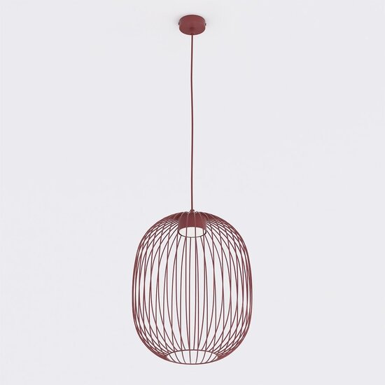 Emibig Emibig MANTRA 1 BURGUNDY - Lámpara colgante elegante para cualquier espacio