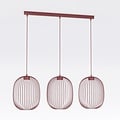 Emibig Emibig MANTRA 3 BURGUNDY - Stylish pendant lamp for any space