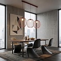 Emibig Emibig MANTRA 3 BURGUNDY - Lampe suspendue élégante pour tous les espaces