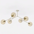 Emibig Emibig SPACE 6 MOKKA AMBER - Lampe de plafond moderne pour un éclairage élégant