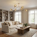 Emibig Emibig SPACE 6 MOKKA AMBER - Moderne Deckenlampe für stilvolle Beleuchtung