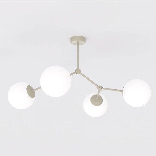 Emibig Emibig SPACE 4 MOKKA OPAL - Lámpara de techo moderna para una iluminación elegante