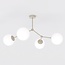Emibig Emibig SPACE 4 MOKKA OPAL - Moderne Deckenlampe für stilvolle Beleuchtung