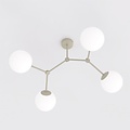 Emibig Emibig SPACE 4 MOKKA OPAL - Modern ceiling lamp for stylish lighting