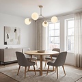 Emibig Emibig SPACE 4 MOKKA OPAL - Modern ceiling lamp for stylish lighting