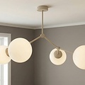 Emibig Emibig SPACE 4 MOKKA OPAL - Moderne Deckenlampe für stilvolle Beleuchtung