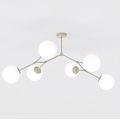 Emibig Emibig SPACE 6 MOKKA OPAL - Moderne Deckenlampe für stilvolle Beleuchtung