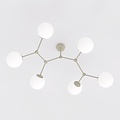Emibig Emibig SPACE 6 MOKKA OPAL - Lampe de plafond moderne pour une ambiance élégante