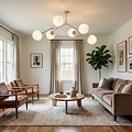 Emibig Emibig SPACE 6 MOKKA OPAL - Moderne Deckenlampe für stilvolle Beleuchtung