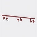 Emibig Emibig FLASH 6 BURGUNDY - Lámpara de techo minimalista para interiores elegantes
