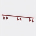 Emibig Emibig FLASH 6 BURGUNDY - Minimalist ceiling lamp for stylish interiors
